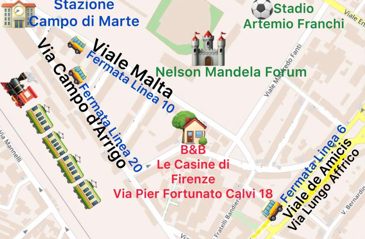Le Casine Di Firenze Bed & Breakfast Bagian luar foto