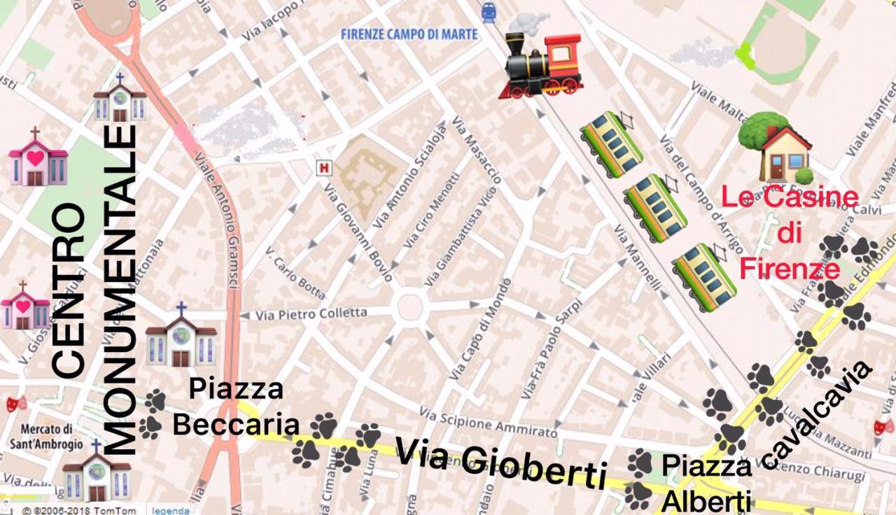 Le Casine Di Firenze Bed & Breakfast Bagian luar foto